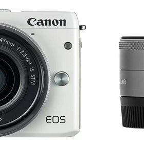 【中古】Canon キヤノン EOS M3 ダブルレンズキット2 ホワイト