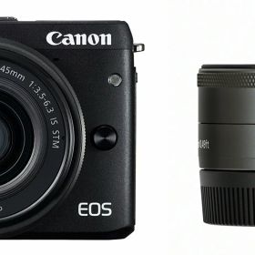 【中古】【非常に良い】Canon ミラーレス一眼カメラ EOS M3 ダブルレンズキット(ブラック) EF-M15-45mm F3.5-6.3 IS STM EF-M22mm F2 STM 付属 EOSM3BK-WLK2