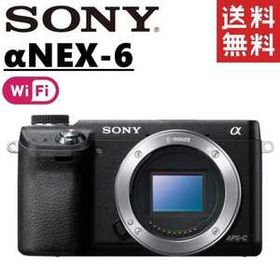 ソニー SONY α NEX-6 ボディ ブラック ミラーレス 一眼レフ カメラ 中古