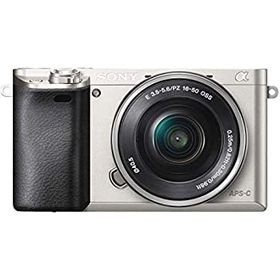 【中古】ソニー ミラーレス一眼 α6000 パワーズームレンズキット E PZ 16-50mm F3.5-5.6 OSS シルバー ILCE-6000L S
