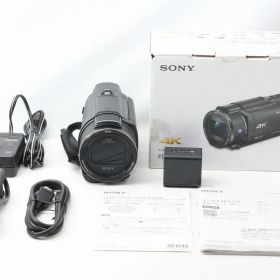 ソニー Sony FDR-AX60 ブラック デジタル4Kビデオカメラレコーダー 付属品満載 元箱◇49961