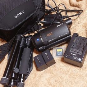 ■美品■ SONY ソニー 4K ビデオカメラ FDR-AX60 ブラック