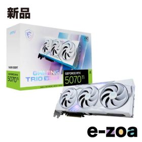 MSI エムエスアイ GeForce RTX 5070 Ti 16G GAMING TRIO OC WHITE G507T-16GTCW (2668436)