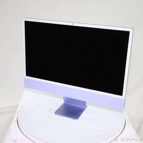 〔中古〕Apple(アップル) iMac 24-inch Mid-2021 Z13100057 Apple M1 8コアCPU_8コアGPU 8GB SSD512GB パープル 〔14.8 Sonoma〕〔198-ud〕