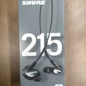 SHURE SE215 有線イヤフォン ブラック マイクなし