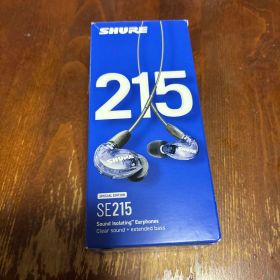 【新品未使用】SHURE SE215 音隔離イヤフォン