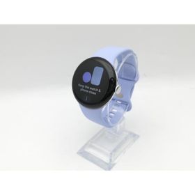 【中古】Google Pixel Watch4 Wi-Fiモデル 41mm Polished Silver アルミケース/Iris アクティブ バンド【中野】保証期間１ヶ月【ランクA】