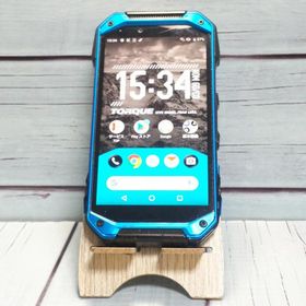 au 京セラ TORQUE G04 ブルー KYV46 本体 白ロム SIMロック解除済み SIMフリー C197822