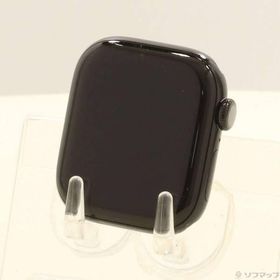 〔中古〕Apple(アップル) Apple Watch Series 10 GPS 42mm ジェットブラックアルミニウムケース バンド無し〔377-ud〕