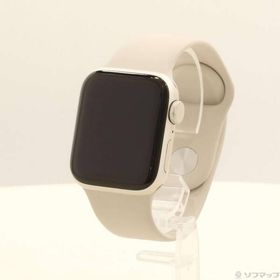 〔中古〕Apple(アップル) Apple Watch SE 第2世代 GPS 40mm スターライトアルミニウムケース スターライトスポーツバンド〔269-ud〕
