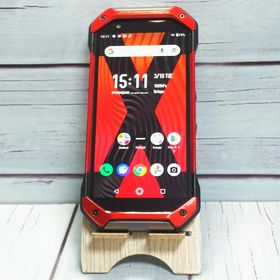 au 京セラ TORQUE 5G KYG01 レッド 本体 白ロム SIMロック解除済み SIMフリー B041185