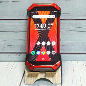 au 京セラ TORQUE 5G KYG01 レッド 本体 白ロム SIMロック解除済み SIMフリー B035245