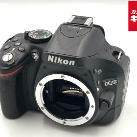 【中古】 【良品】 ニコン D5200 ボディ ブラック 【デジタル一眼レフ】 【6ヶ月保証】