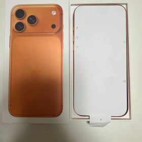 SIMフリー美品iPhone17PROMAX256GBコズミックオレンジ