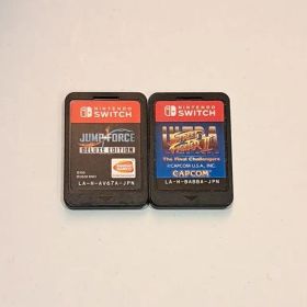 Switch ソフト 2個 JUMP FORCE STREET FIGHTER