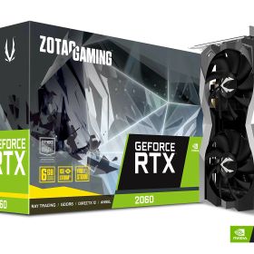 【中古】【非常に良い】ZOTAC GAMING GeForce RTX 2060 Twin Fan グラフィックスボード VD6860 ZTRTX2060-6GGDR6TWIN ZTRTX2060-6GGDR6TWIN/