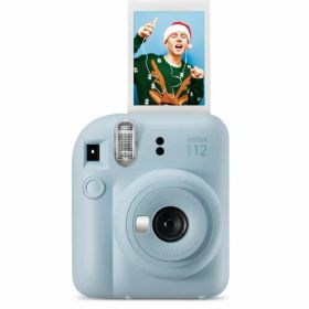 【中古】「非常に良い」富士フイルム Instax Mini 12 インスタントカメラ - パステルブルー
