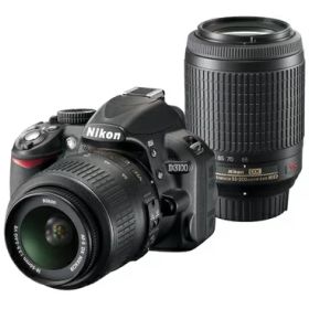 【中古】 Nikon デジタル一眼レフカメラ D3100 200mmダブルズームキットD3100WZ200