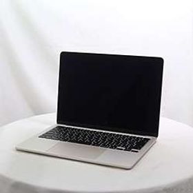 〔展示品〕 MacBook Air 13.6-inch Early-2025 MW0Y3J／A Apple M4 10コアCPU_8コアGPU 16GB SSD256GB スターライト 〔15.5 S