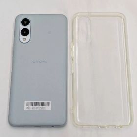 N【通電確認済】スマートフォン arrows We2 ライトブルー 64GB カバー付き