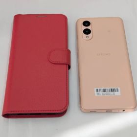 N【通電確認済】スマートフォン arrows We2 ライトオレンジ 64GB カバー付き