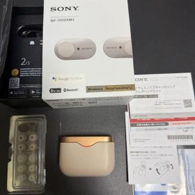 SONY WF-1000XM3 ワイヤレスイヤホン ゴールド 電池交換済