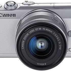【中古】【アウトレット品】Canon ミラーレス一眼カメラ EOS M100 EF-M15-45 IS STM レンズキット(ホワイト) EOSM100WH1545ISSTMLK当店保証30日間 人気モデル 高画質 売れ筋