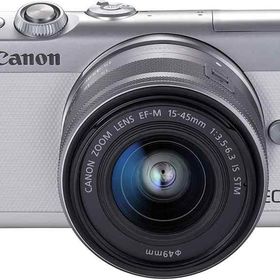 【中古】 Canon ミラーレス一眼カメラ EOS M100 EF-M15-45 IS STM レンズキット(ホワイト) EOSM100WH1545ISSTMLK 当店保証30日間 人気 ミラーレス 一眼レフ 交換レンズ カメラ