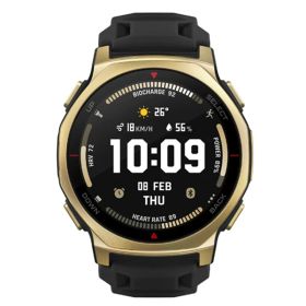 Amazfit（アマズフィット） スマートウォッチ T-Rex 3 Pro 44mm SP170079-C238 ブラックゴールド