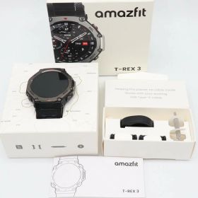 【ポイント2倍！お買い物マラソン】【美品】Amazfit T-Rex 3 48mm SP170069-C218 オニキス BK スマートウォッチ アマズフィット 本体 【中古】