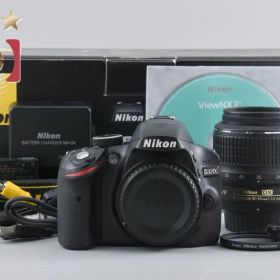 【中古】Nikon ニコン D3200 18-55 VR レンズキット ブラック 元箱付き