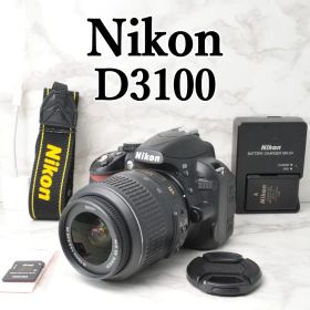 新品級のショット数❣️Nikon D3100⭐️スマホ転送 一眼レフカメラ ニコン