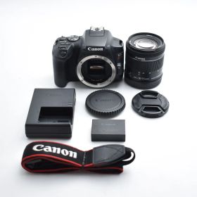 B#11372 Canon デジタル一眼レフカメラ EOS Kiss X10 標準ズームキット ブラック KISSX10BK-1855ISSTMLK