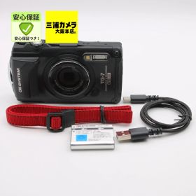 【極上品】 OM SYSTEM Tough TG-7 ブラック 防水15m/防塵/耐荷重100kg/耐低温-10℃ コンパクトデジタルカメラ #06102111