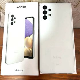 Galaxy A32 5G SCG08 64GB ホワイト 箱付 純正充電器 付