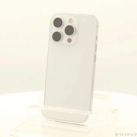 【中古】Apple(アップル) iPhone15 Pro 128GB ホワイトチタニウム MTU83J／A SIMフリー 【352-ud】