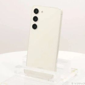 ソフマップ 〔中古品〕 Galaxy S23 256GB クリーム SCG19 au SIMフリー【258】