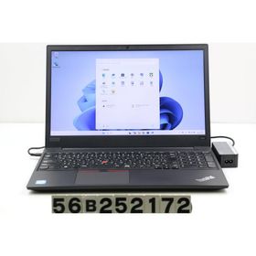 ノートパソコン Lenovo ThinkPad E580 Core i5 8250U 1.6GHz/8GB/256GB(SSD)/15.6W/FHD(1920x1080)/Win11