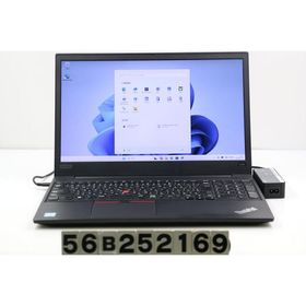 ノートパソコン Lenovo ThinkPad E580 Core i5 8250U 1.6GHz/8GB/256GB(SSD)/15.6W/FHD(1920x1080)/Win11