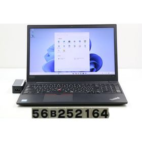 ノートパソコン Lenovo ThinkPad E580 Core i5 8250U 1.6GHz/8GB/256GB(SSD)/15.6W/FHD(1920x1080)/Win11