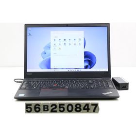 ノートパソコン Lenovo ThinkPad E580 Core i5 8250U 1.6GHz/8GB/256GB(SSD)/15.6W/FHD(1920x1080)/Win11