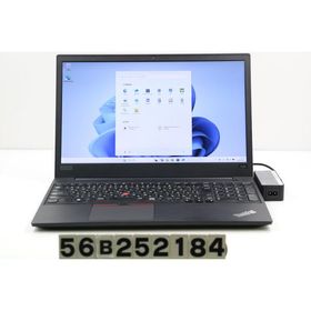 ノートパソコン Lenovo ThinkPad E580 Core i5 8250U 1.6GHz/8GB/256GB(SSD)/15.6W/FHD(1920x1080)/Win11