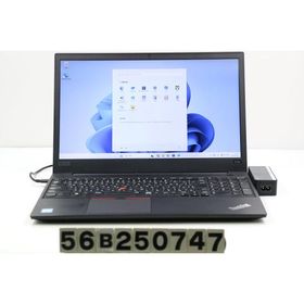 ノートパソコン Lenovo ThinkPad E580 Core i5 8250U 1.6GHz/8GB/256GB(SSD)/15.6W/FHD(1920x1080)/Win11