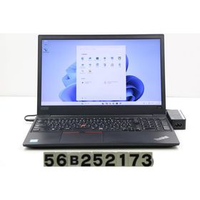 ノートパソコン Lenovo ThinkPad E580 Core i5 8250U 1.6GHz/8GB/256GB(SSD)/15.6W/FHD(1920x1080)/Win11