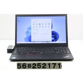 ノートパソコン Lenovo ThinkPad E580 Core i5 8250U 1.6GHz/8GB/256GB(SSD)/15.6W/FHD(1920x1080)/Win11
