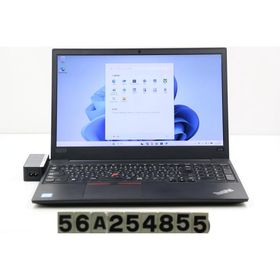 ノートパソコン Lenovo ThinkPad E580 Core i5 8250U 1.6GHz/8GB/256GB(SSD)/15.6W/FHD(1920x1080)/Win11