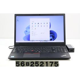 ノートパソコン Lenovo ThinkPad E580 Core i5 8250U 1.6GHz/8GB/256GB(SSD)/15.6W/FHD(1920x1080)/Win11