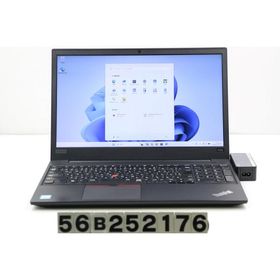 ノートパソコン Lenovo ThinkPad E580 Core i5 8250U 1.6GHz/8GB/256GB(SSD)/15.6W/FHD(1920x1080)/Win11