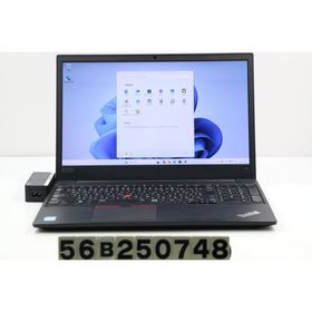 ノートパソコン Lenovo ThinkPad E580 Core i5 8250U 1.6GHz/8GB/256GB(SSD)/15.6W/FHD(1920x1080)/Win11