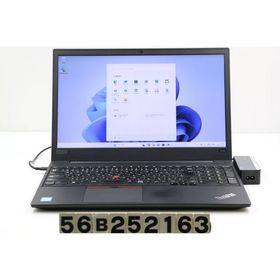 ノートパソコン Lenovo ThinkPad E580 Core i5 8250U 1.6GHz/8GB/256GB(SSD)/15.6W/FHD(1920x1080)/Win11
